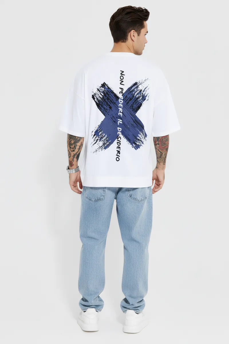 US Vesta Oversized Printed T Shirt for Men | Premium Cotton T-Shirt Trendy Stylish Graphic Oversized Streetwear Tees