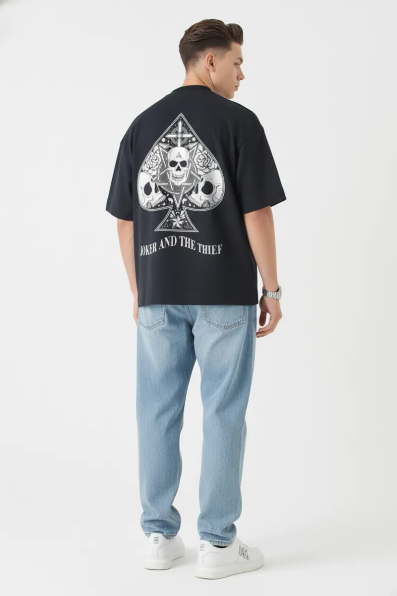 US Vesta Oversized Printed T Shirt for Men | Premium Cotton T-Shirt Trendy Stylish Graphic Oversized Streetwear Tees