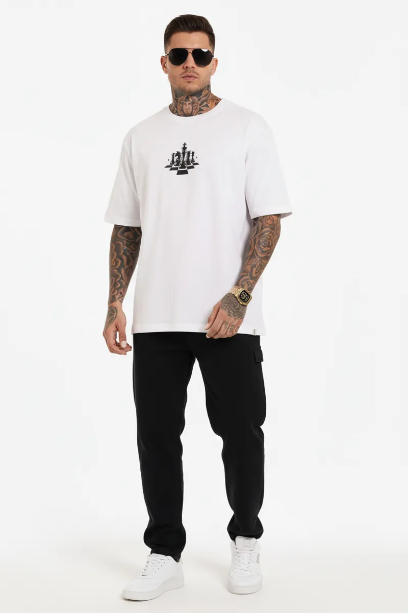 US Vesta Oversized Printed T Shirt for Men | Premium Cotton T-Shirt Trendy Stylish Graphic Oversized Streetwear Tee