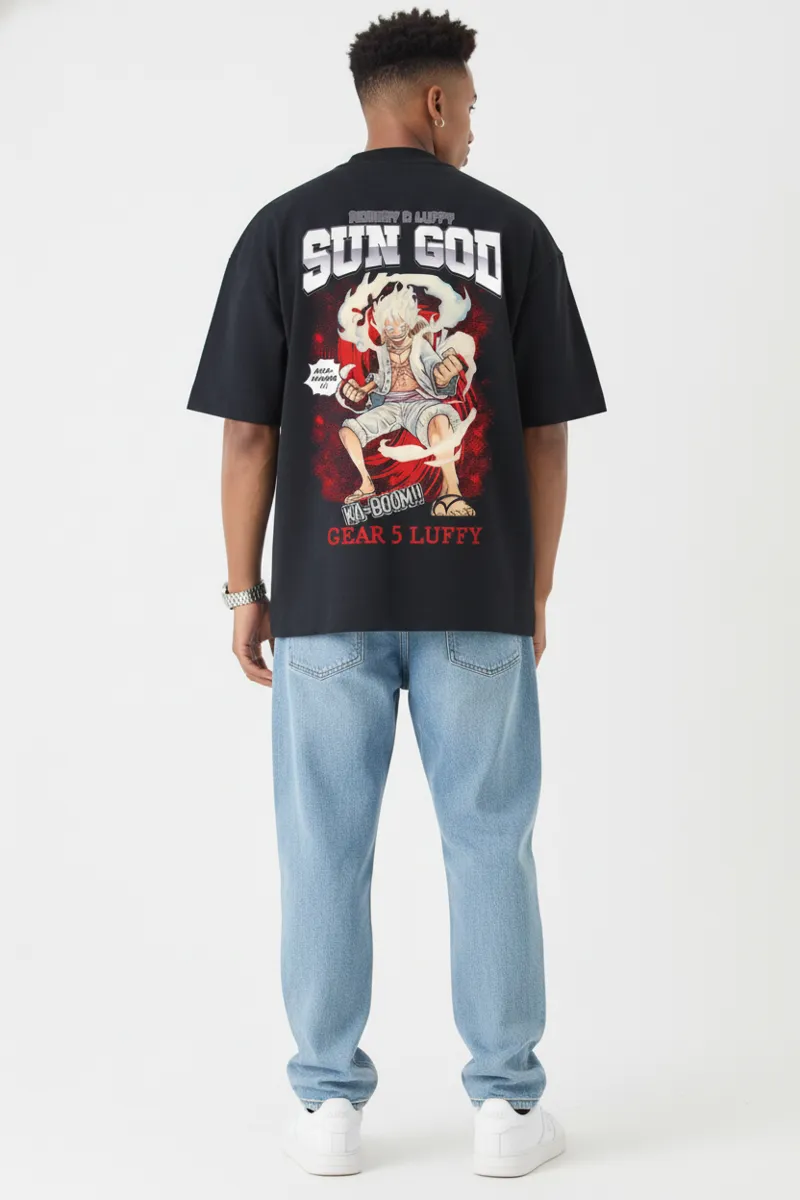 US Vesta Oversized Printed T Shirt for Men | Premium Cotton T-Shirt Trendy Stylish Graphic Oversized Streetwear Tees