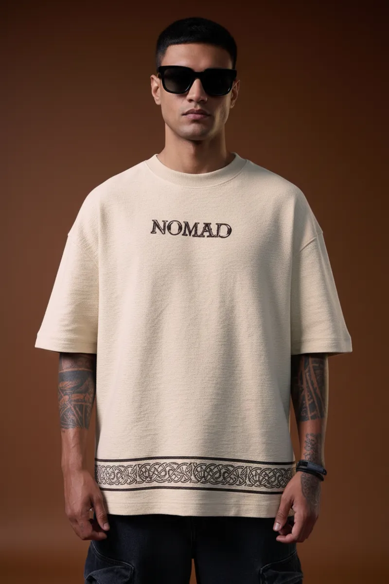 US Vesta Oversized Printed T Shirt for Men | Premium Cotton T-Shirt Trendy Stylish Graphic Oversized Streetwear Tees