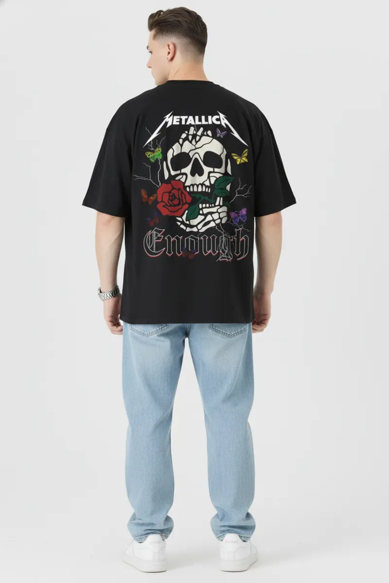 US Vesta Oversized Printed T Shirt for Men | Premium Cotton T-Shirt Trendy Stylish Graphic Oversized Streetwear Tees