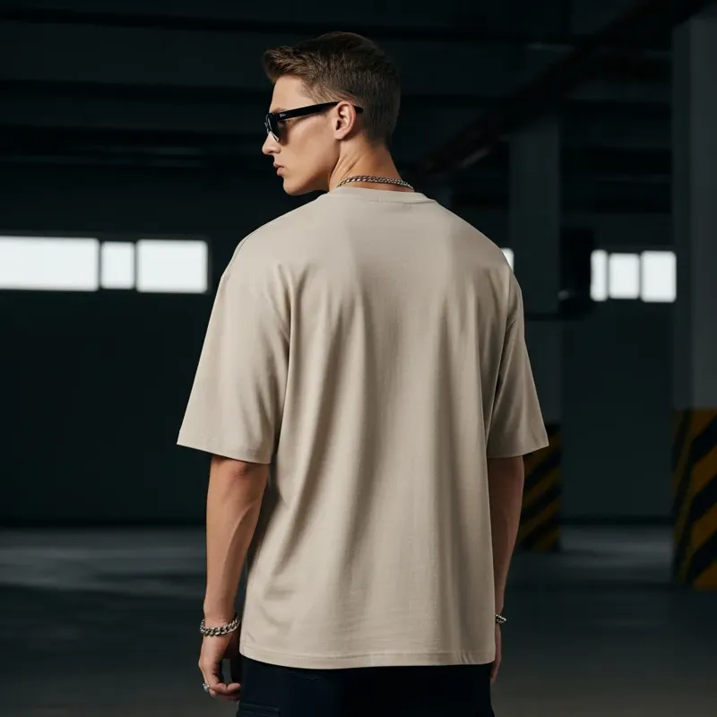 US Vesta Men’s 100% Cotton T Shirt for Men – "Trendy, Stylish & Summer-Ready Casual Wear" | Soft Cotton Fabric| Oversized Streetwear Casual T Shirt (Beige,Dark Yellow,Green,Light Blue M-XXL)s